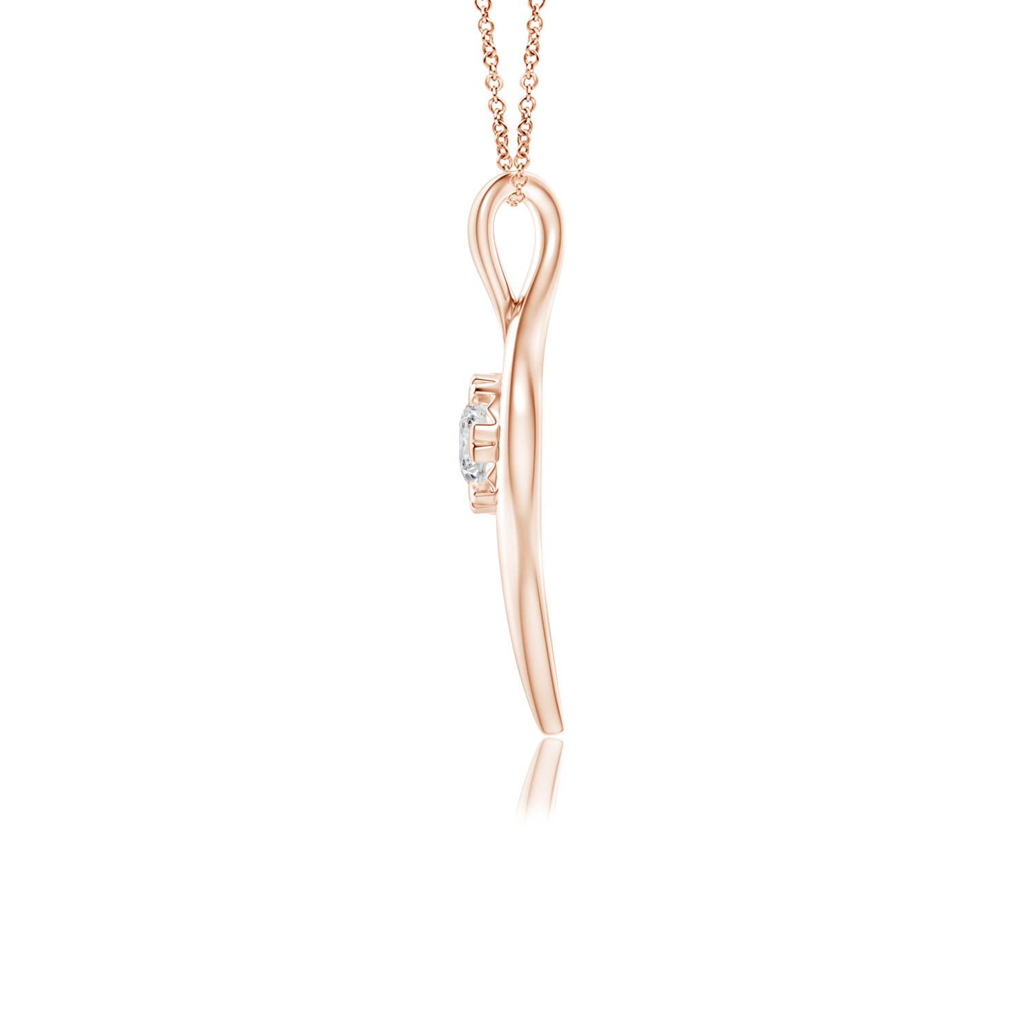 H, SI2 / 0.33 CT / 14 KT Rose Gold