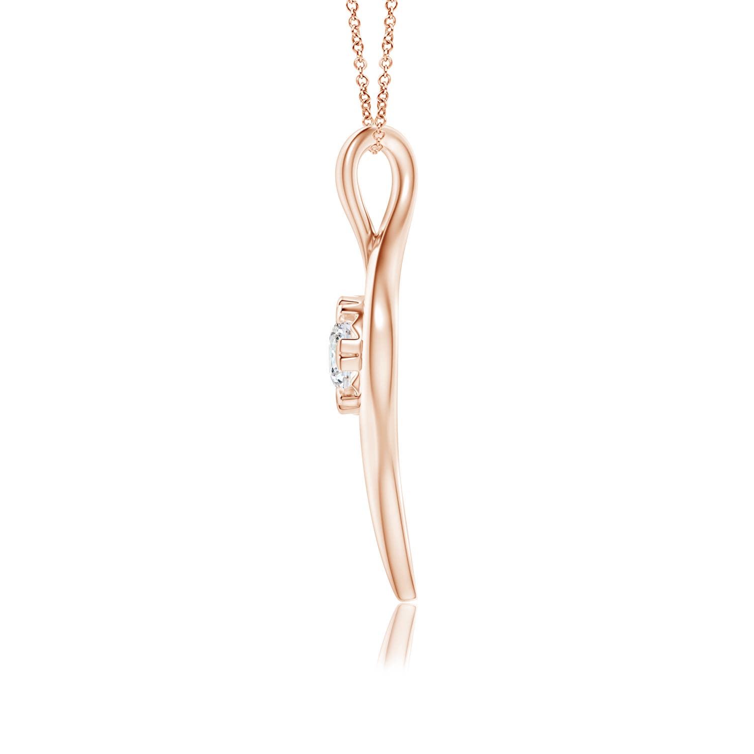 G, VS2 / 0.5 CT / 14 KT Rose Gold