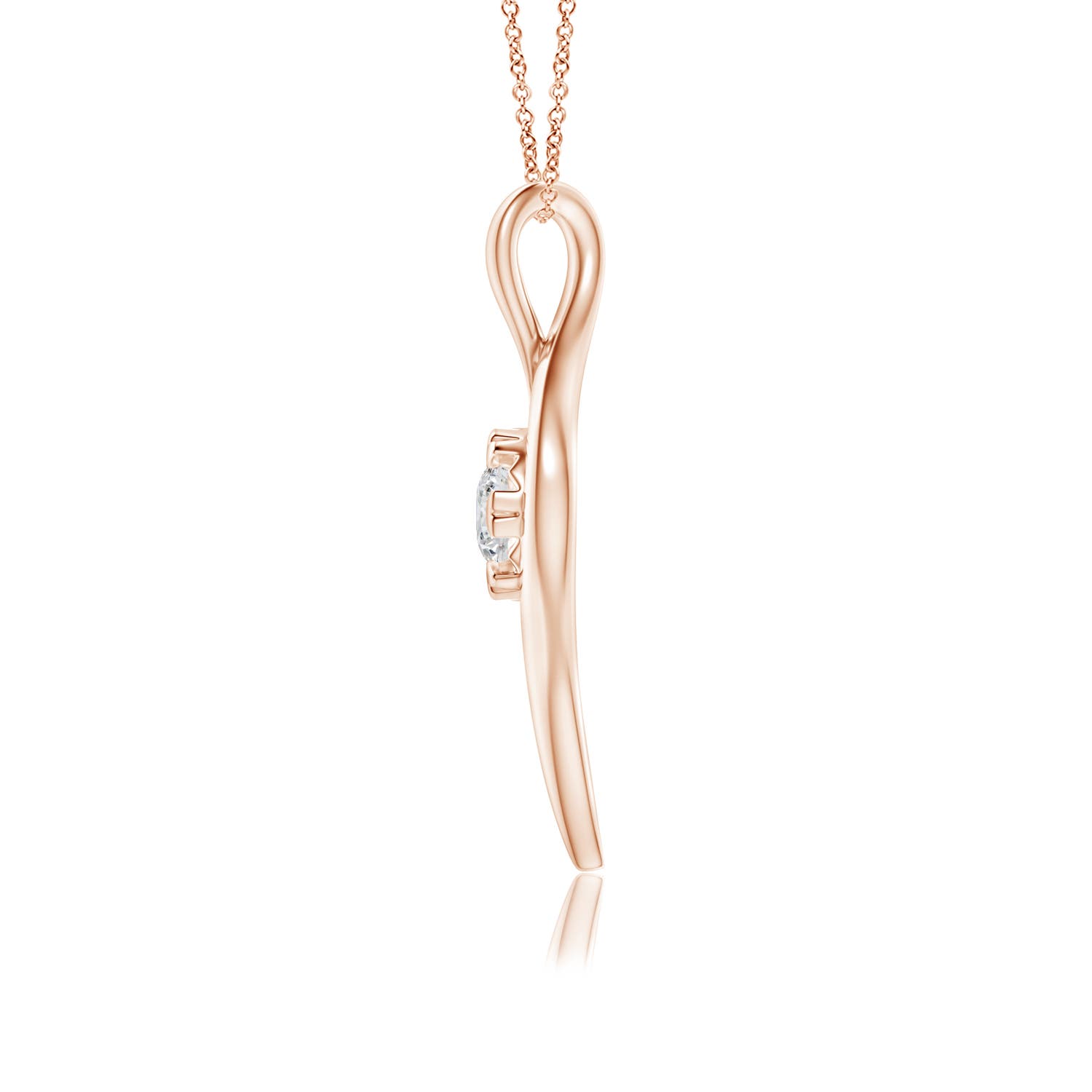 H, SI2 / 0.5 CT / 14 KT Rose Gold