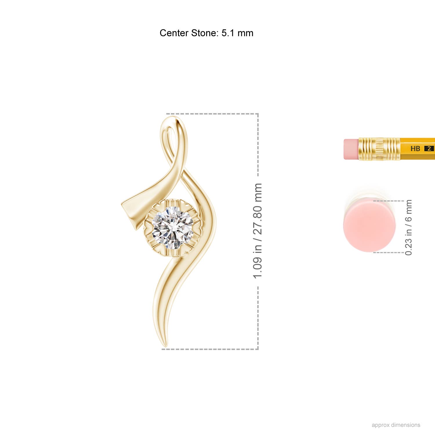 I-J, I1-I2 / 0.5 CT / 14 KT Yellow Gold