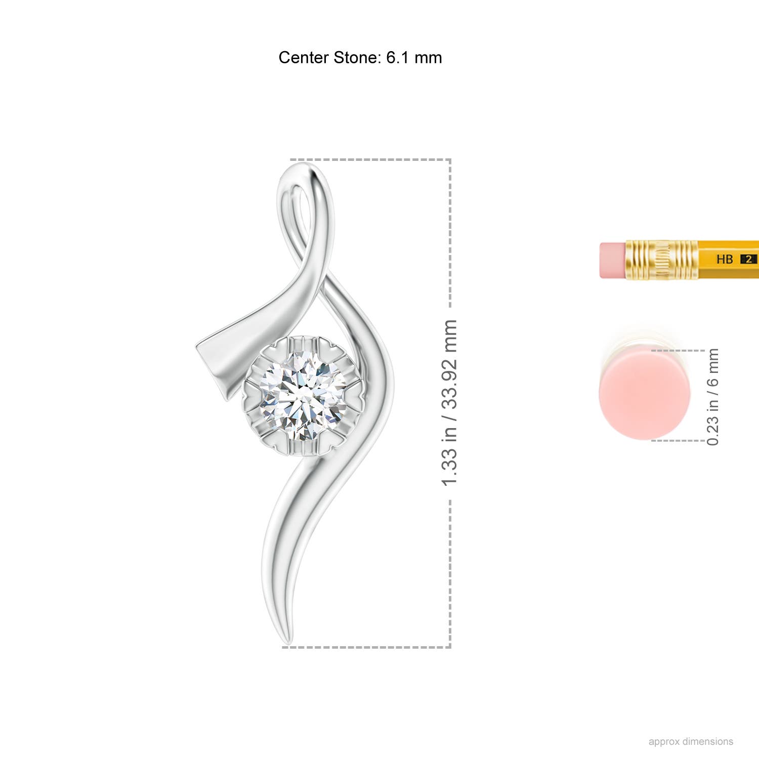 G, VS2 / 0.88 CT / 14 KT White Gold