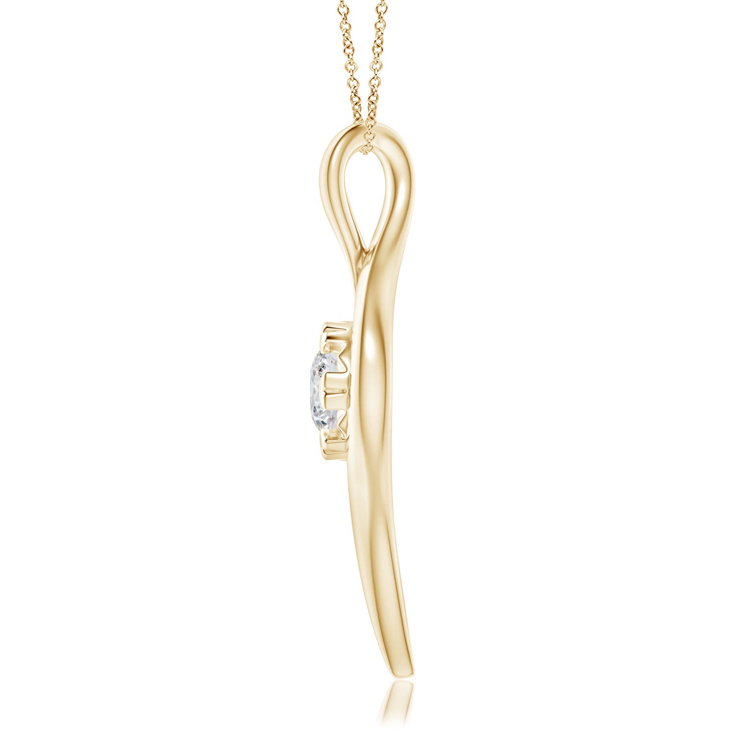 H, SI2 / 0.88 CT / 14 KT Yellow Gold