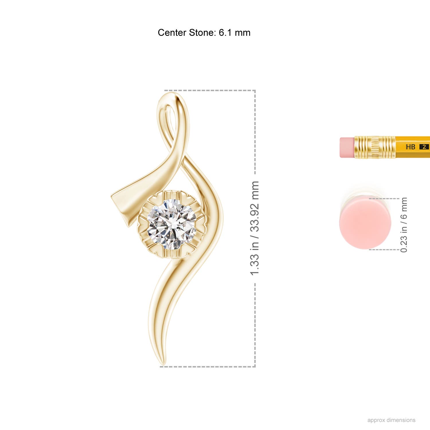 I-J, I1-I2 / 0.88 CT / 14 KT Yellow Gold