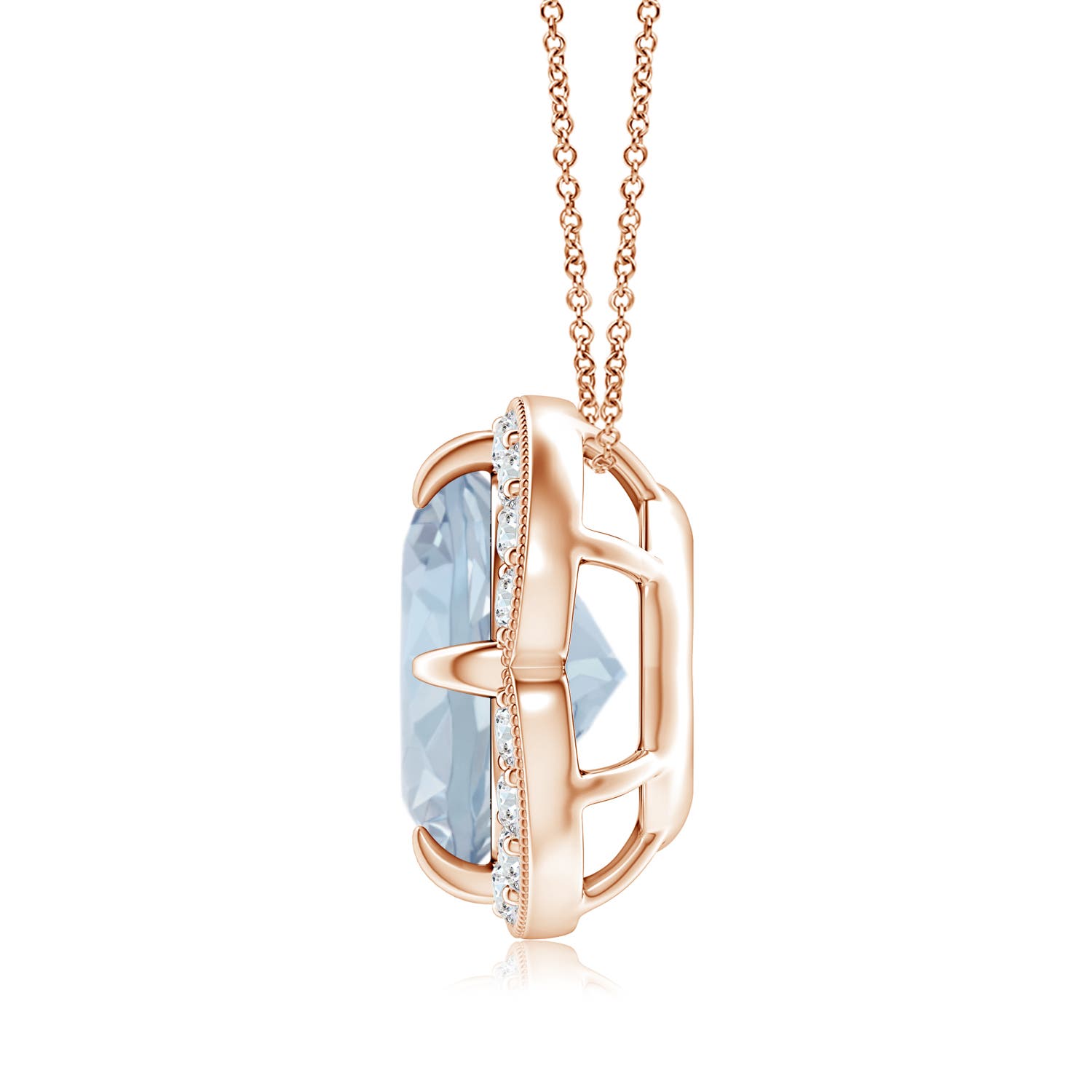 A - Aquamarine / 2.49 CT / 14 KT Rose Gold