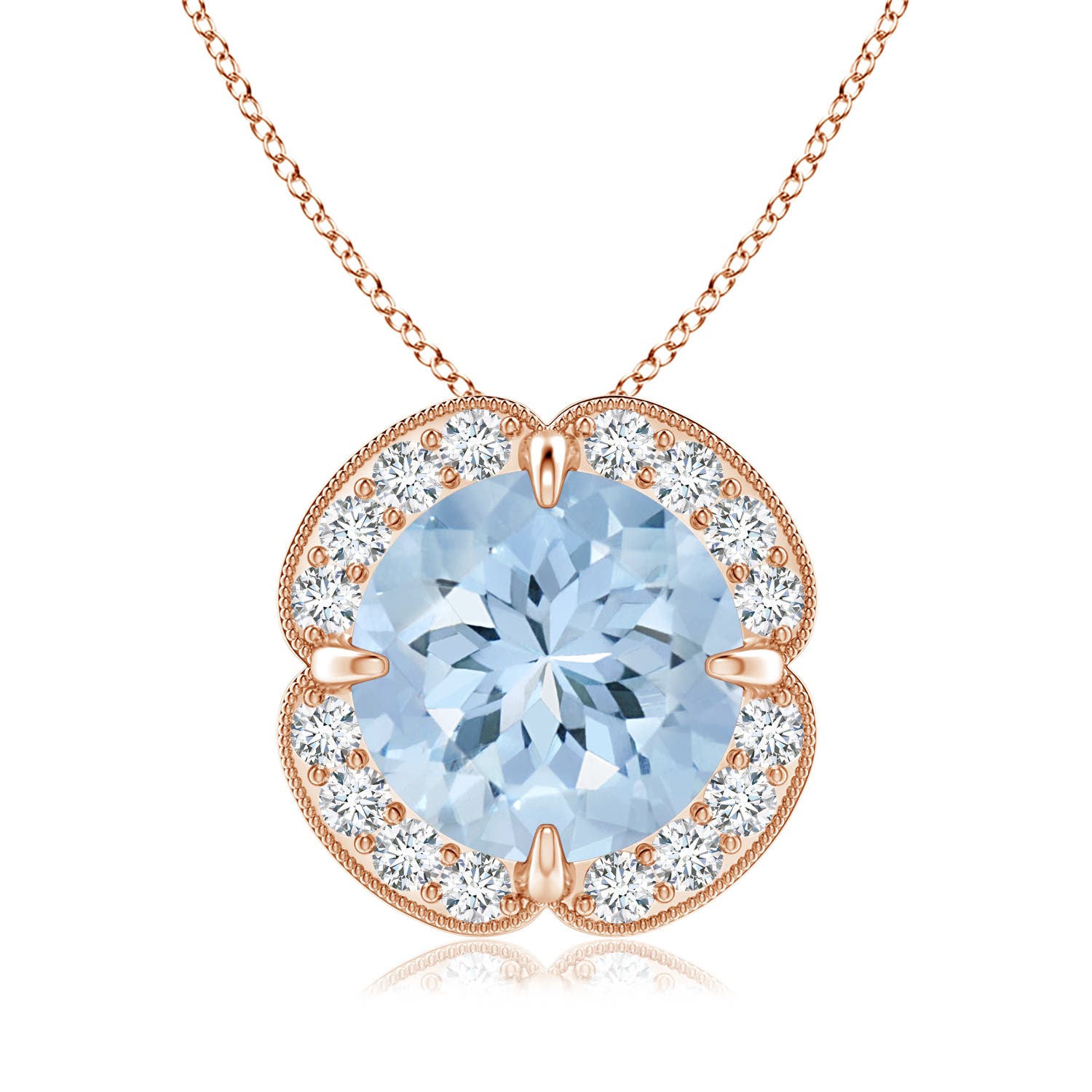 AA - Aquamarine / 2.49 CT / 14 KT Rose Gold