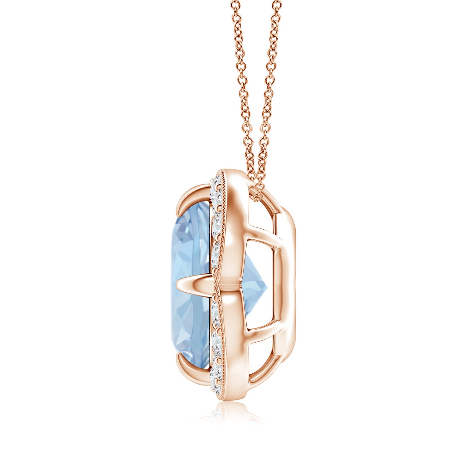 AA - Aquamarine / 2.49 CT / 14 KT Rose Gold