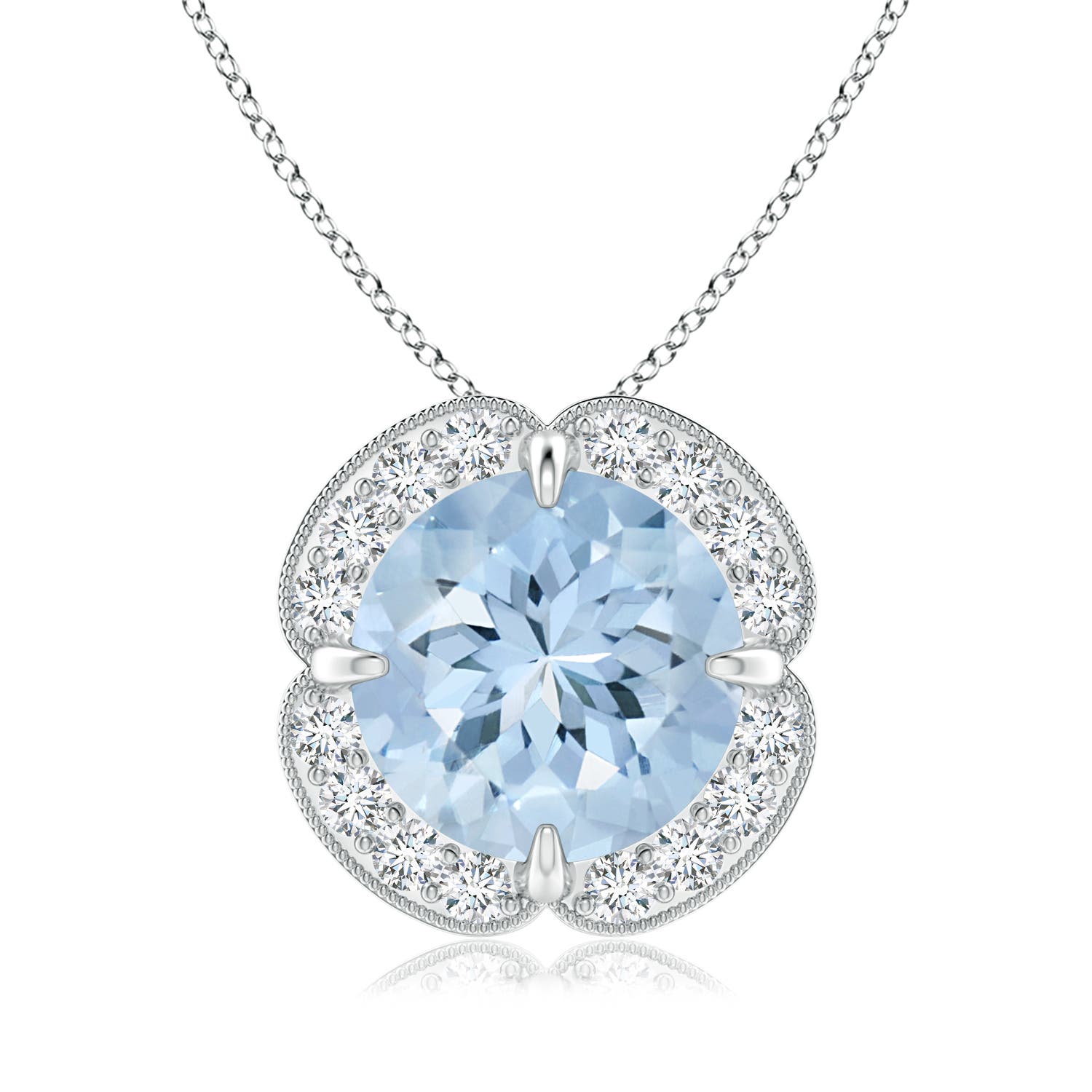 AA - Aquamarine / 2.49 CT / 14 KT White Gold