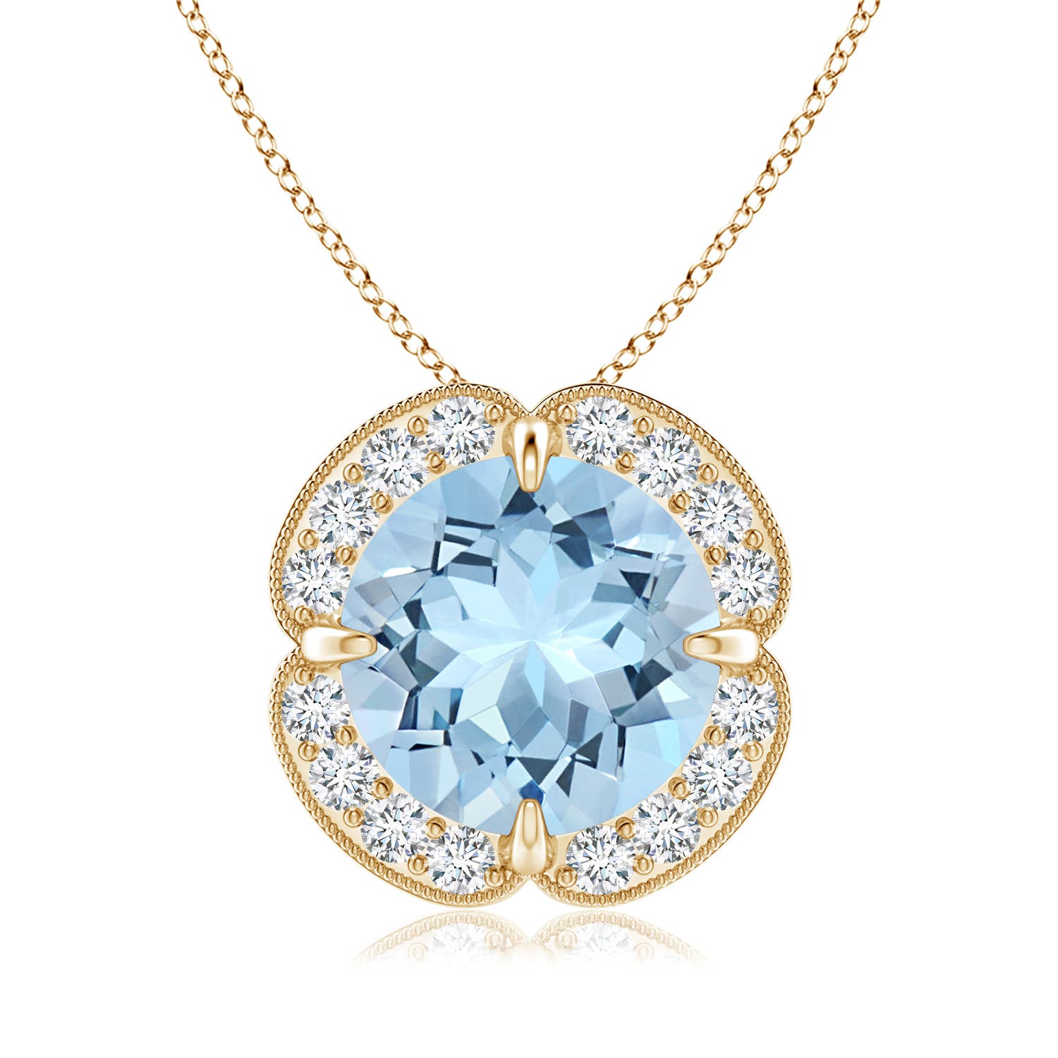 AAA - Aquamarine / 2.49 CT / 14 KT Yellow Gold