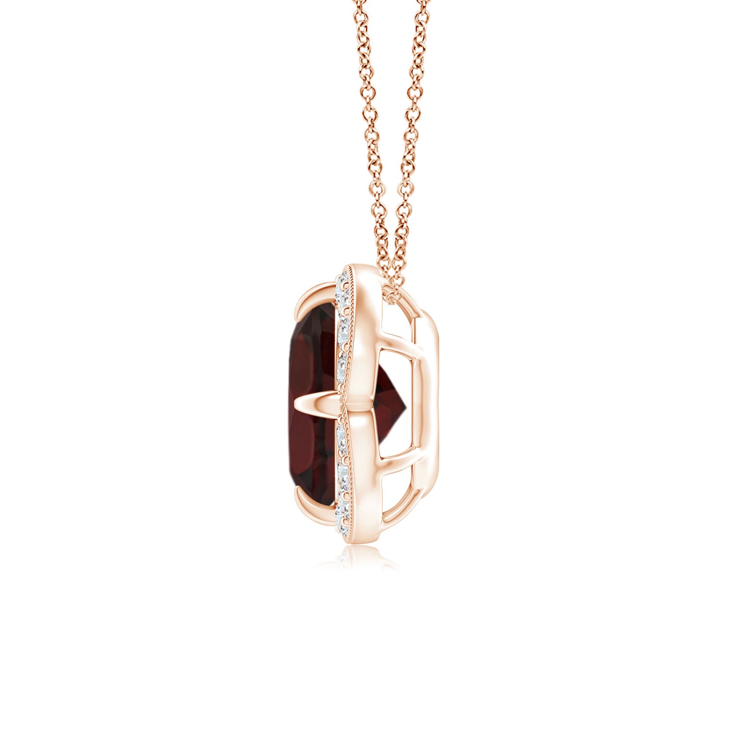 A - Garnet / 1.63 CT / 14 KT Rose Gold