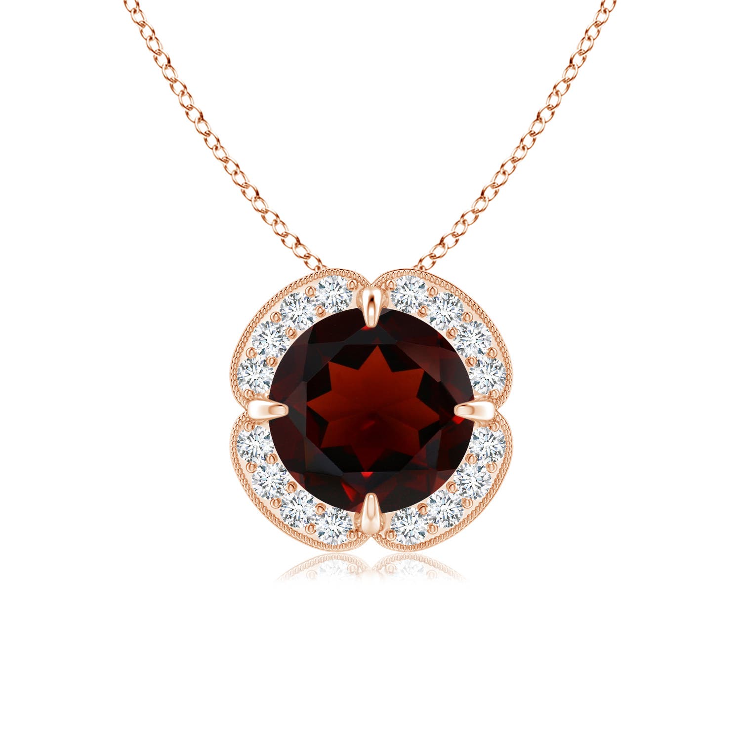 AA - Garnet / 1.63 CT / 14 KT Rose Gold