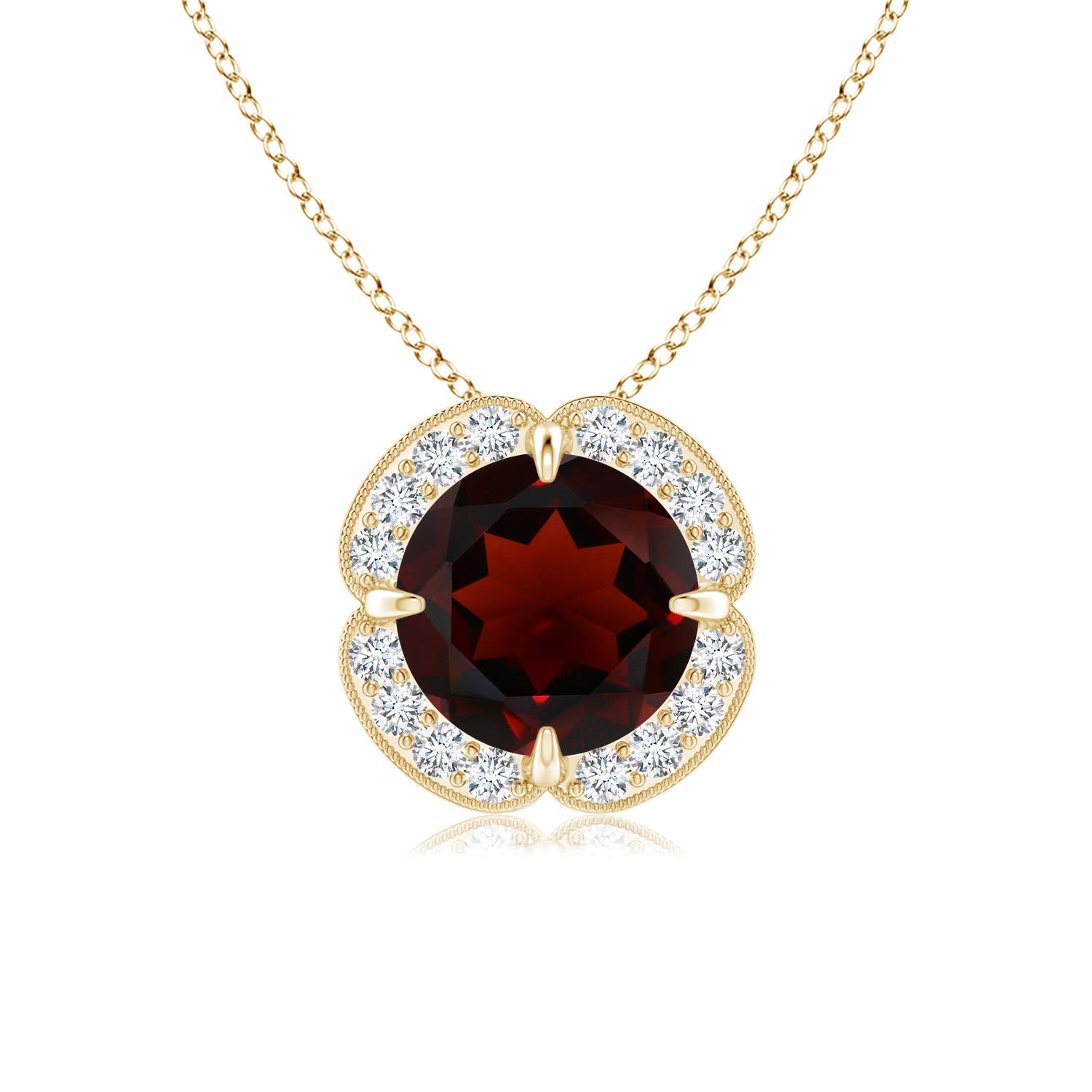 AA - Garnet / 1.63 CT / 14 KT Yellow Gold