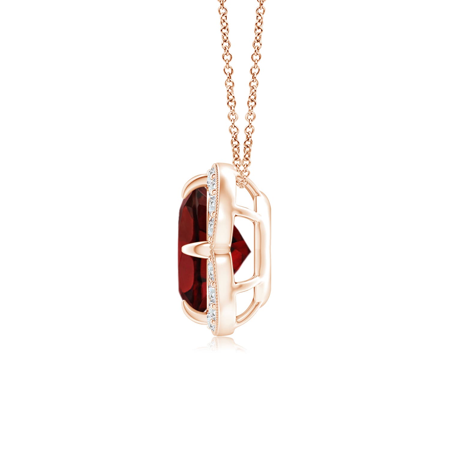 AAA - Garnet / 1.63 CT / 14 KT Rose Gold