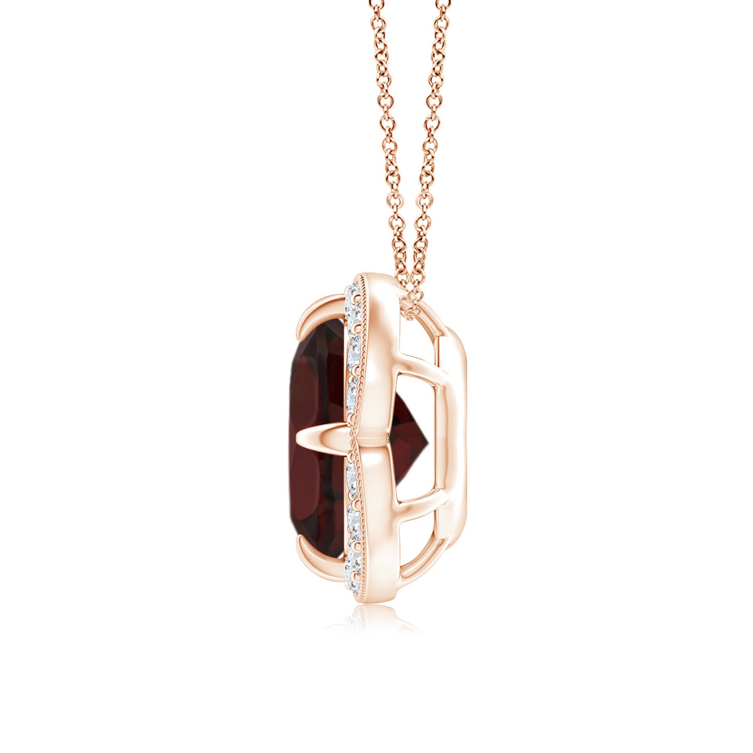 A - Garnet / 2.36 CT / 14 KT Rose Gold