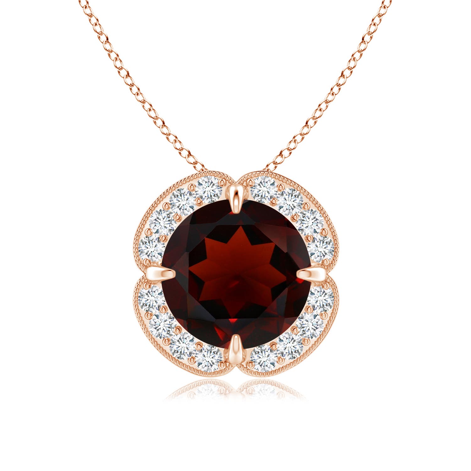 AA - Garnet / 2.36 CT / 14 KT Rose Gold