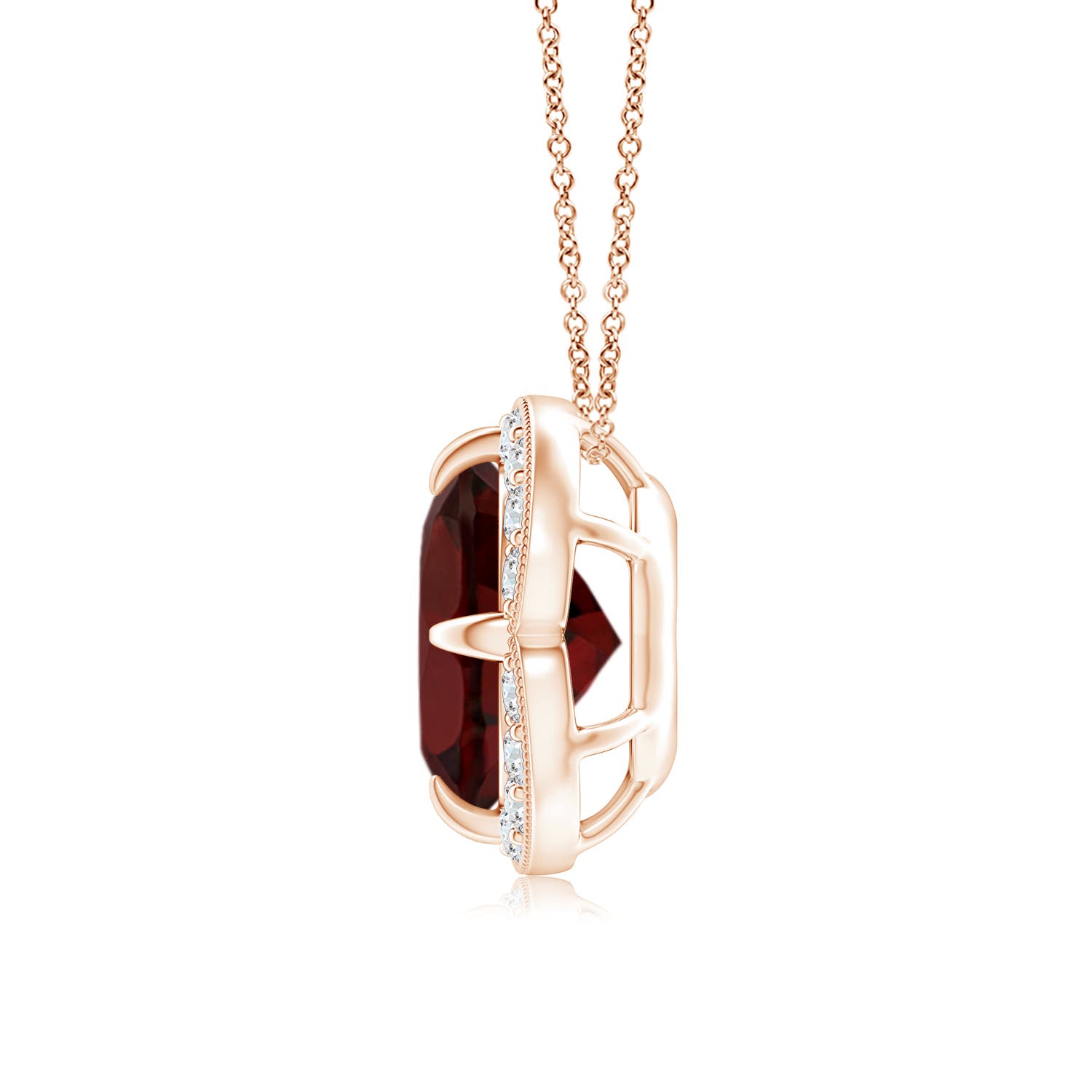 AA - Garnet / 2.36 CT / 14 KT Rose Gold