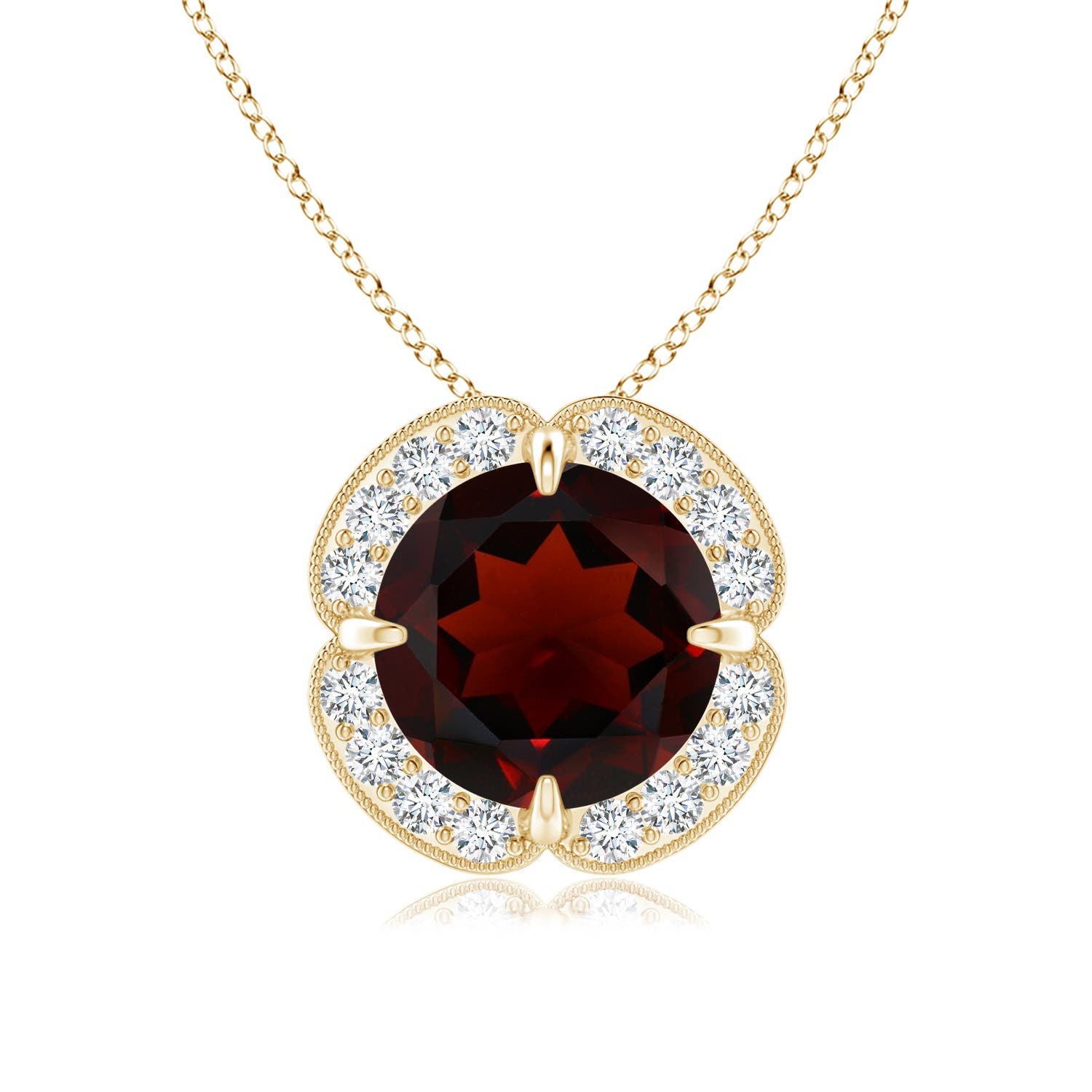 AA - Garnet / 2.36 CT / 14 KT Yellow Gold