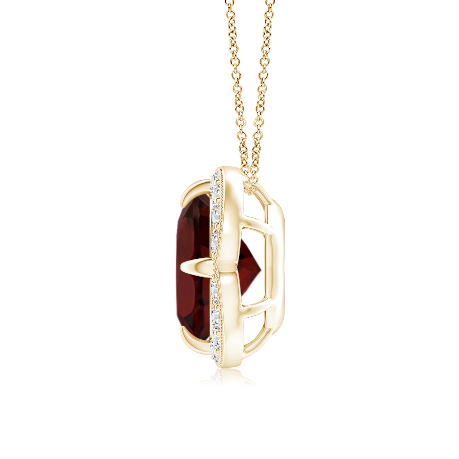 AA - Garnet / 2.36 CT / 14 KT Yellow Gold