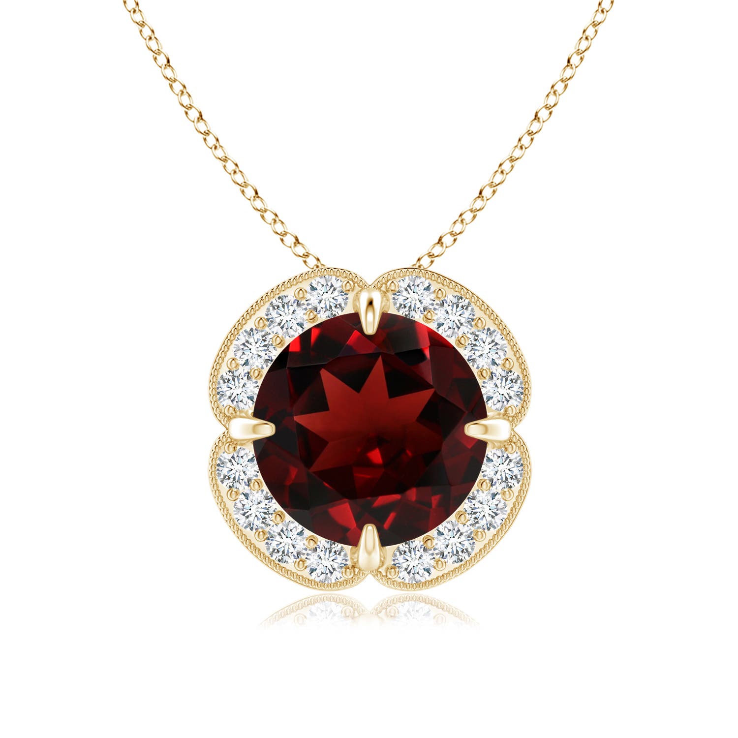 AAA - Garnet / 2.36 CT / 14 KT Yellow Gold