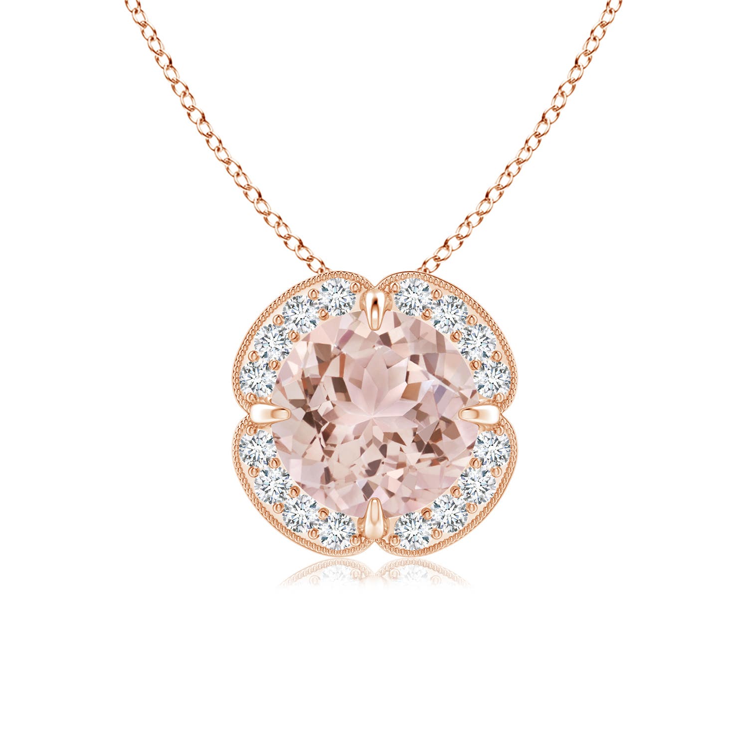 AAA - Morganite / 1.23 CT / 14 KT Rose Gold