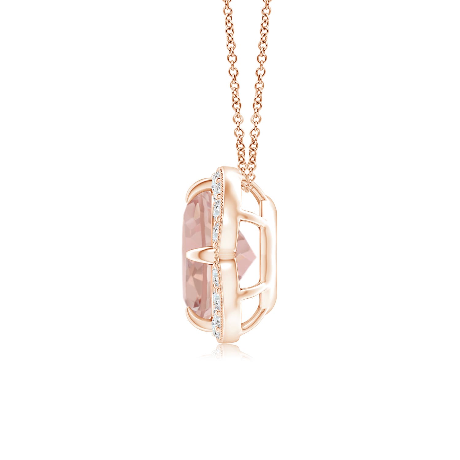 AAA - Morganite / 1.23 CT / 14 KT Rose Gold