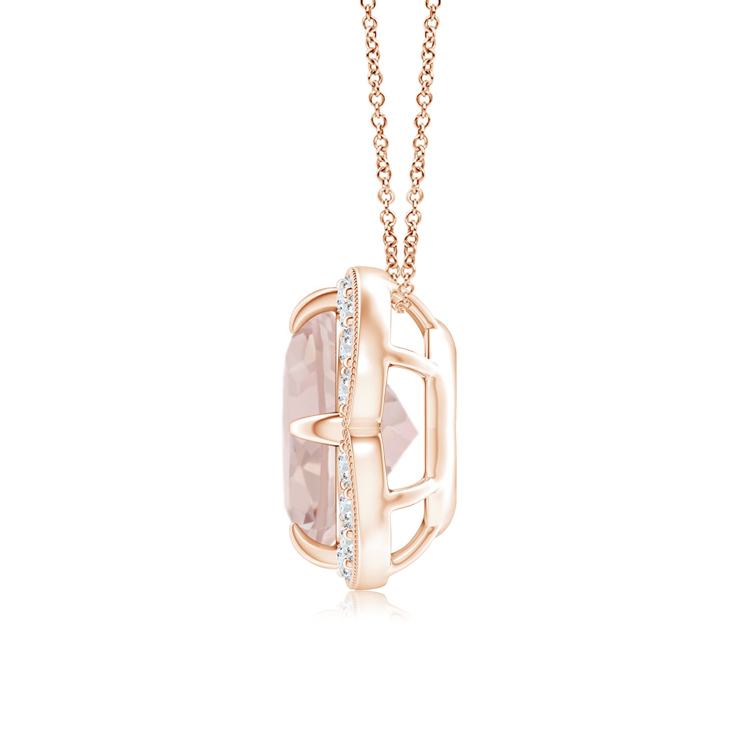 A - Morganite / 1.81 CT / 14 KT Rose Gold