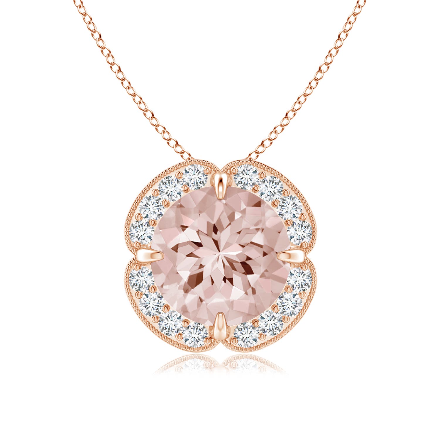 AA - Morganite / 1.81 CT / 14 KT Rose Gold