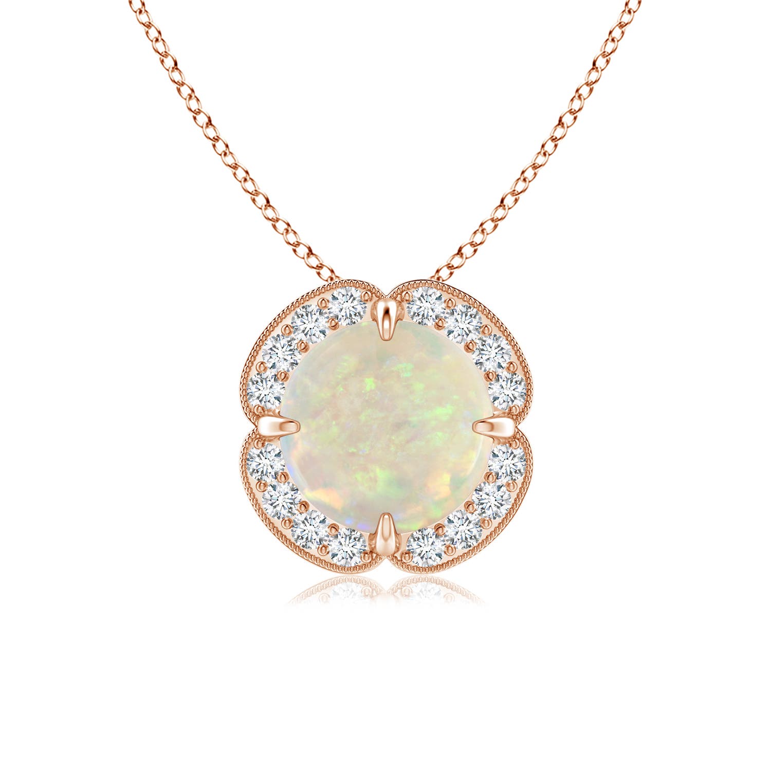 AAA - Opal / 0.88 CT / 14 KT Rose Gold