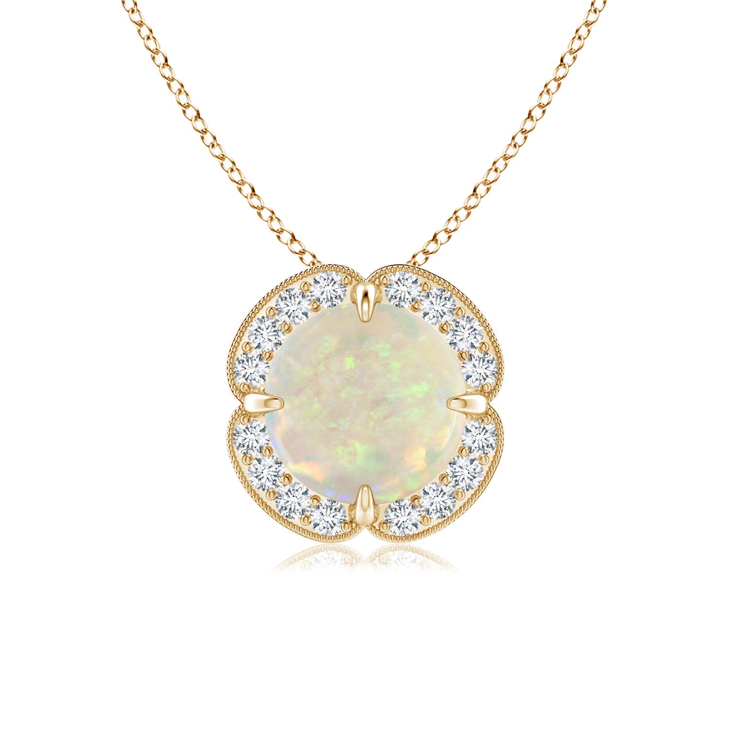 AAA - Opal / 0.88 CT / 14 KT Yellow Gold