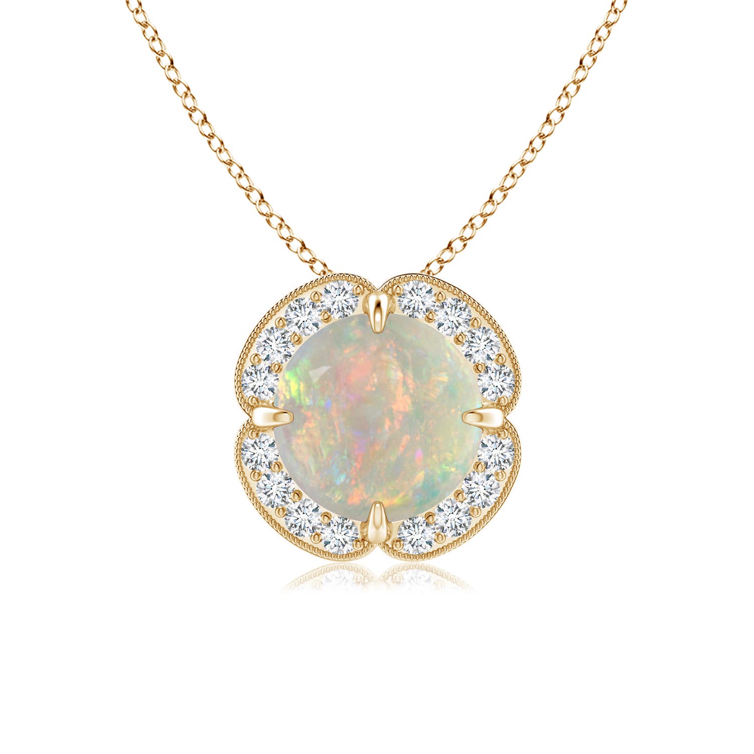 AAAA - Opal / 0.88 CT / 14 KT Yellow Gold