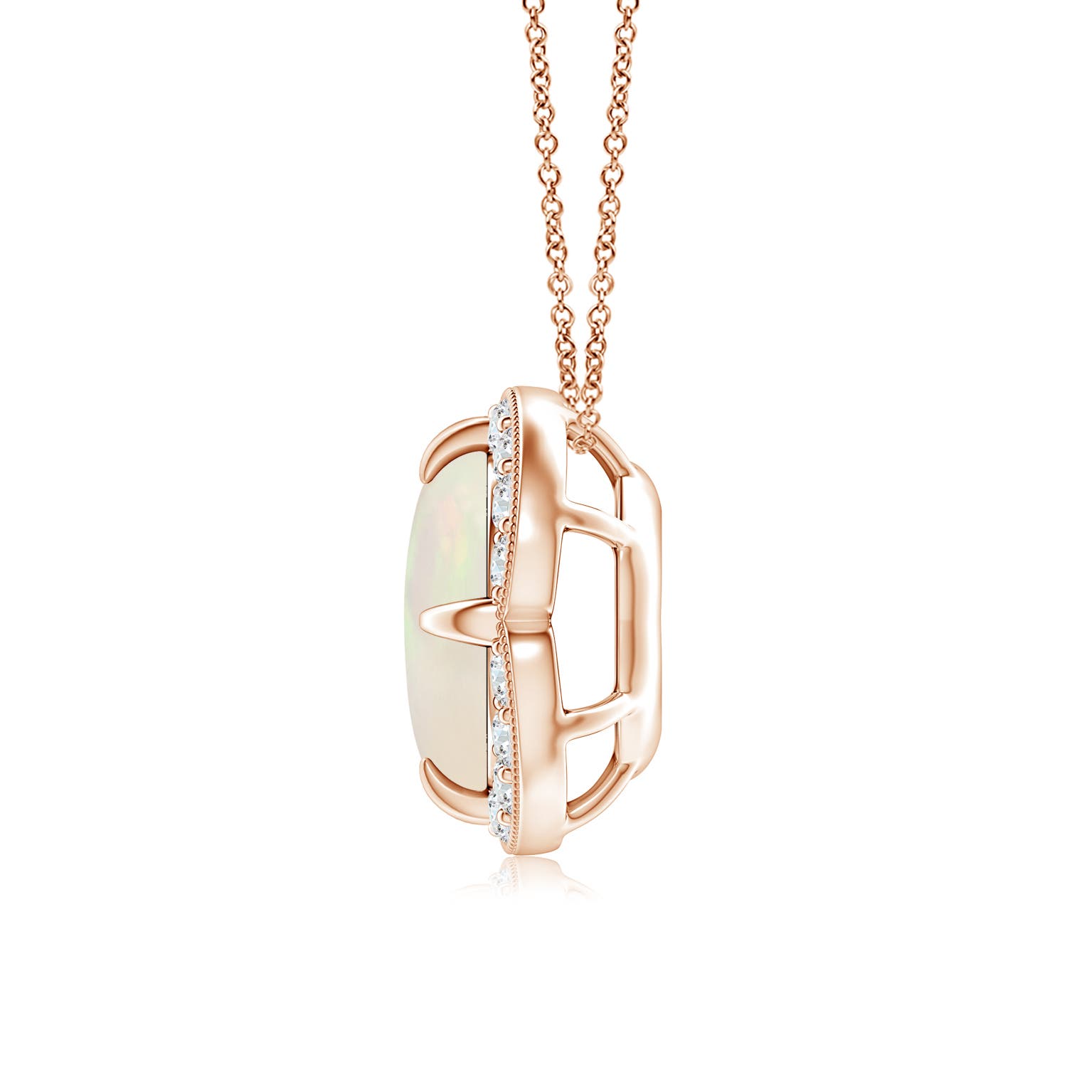 A - Opal / 1.31 CT / 14 KT Rose Gold