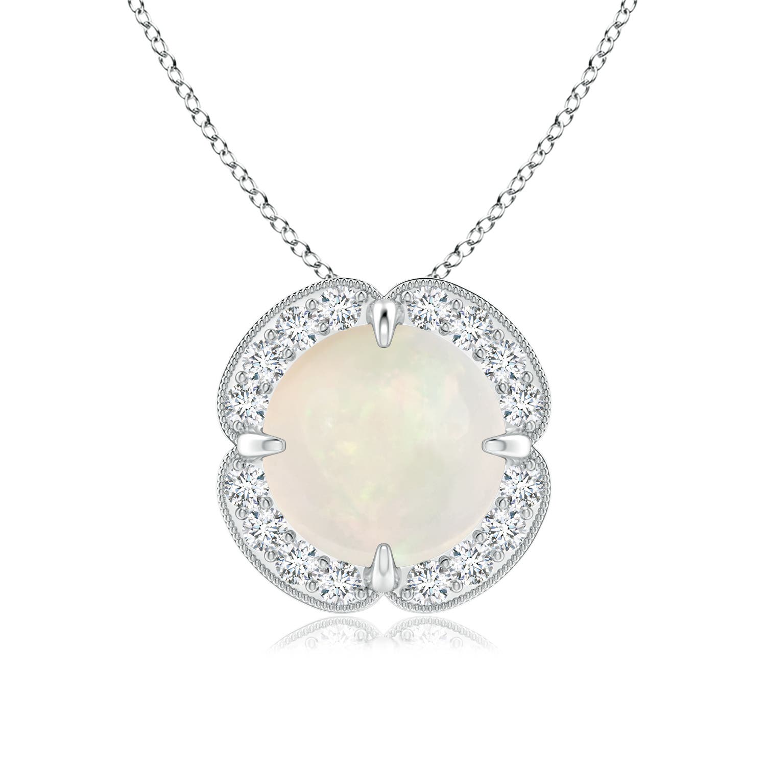 A - Opal / 1.31 CT / 14 KT White Gold