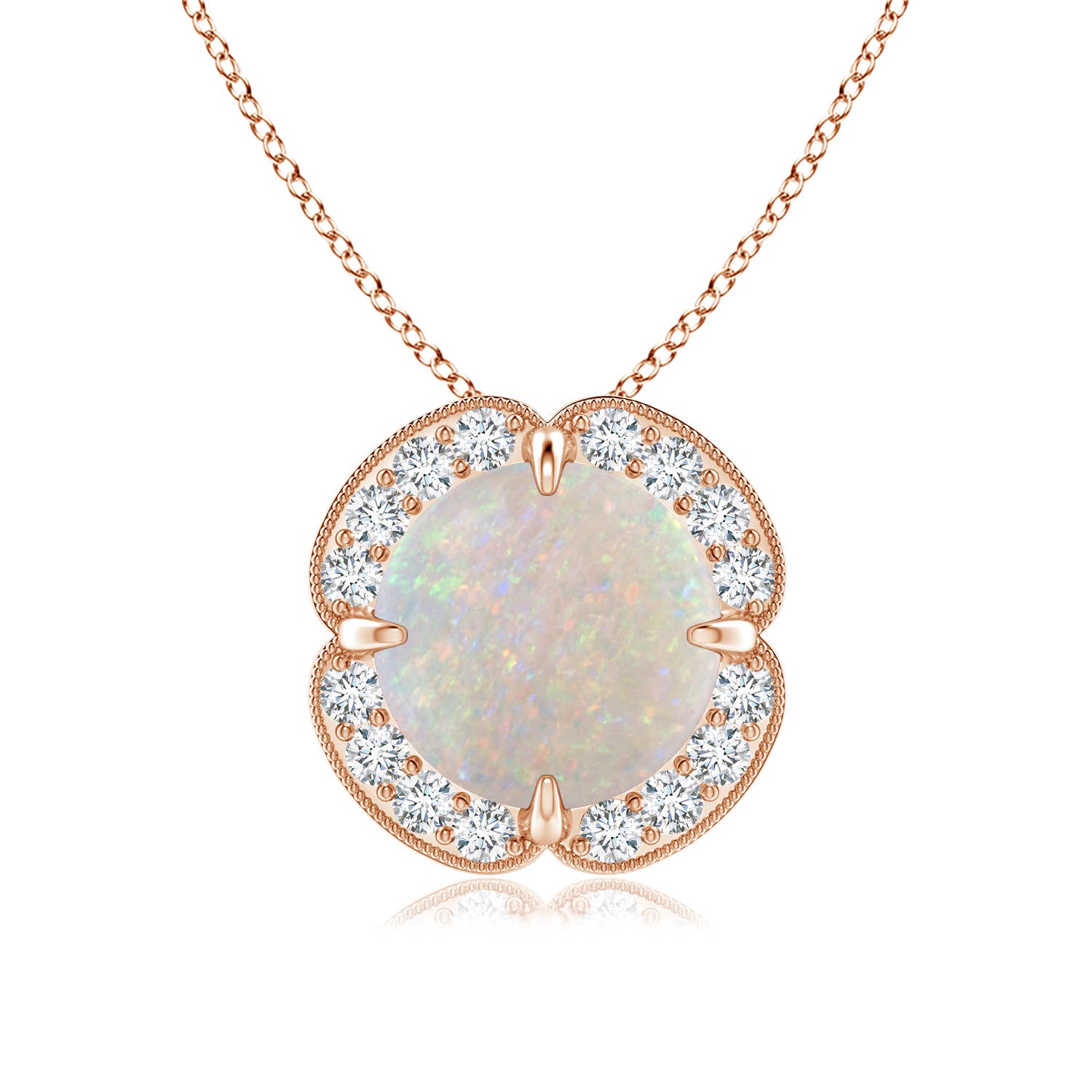 AA - Opal / 1.31 CT / 14 KT Rose Gold