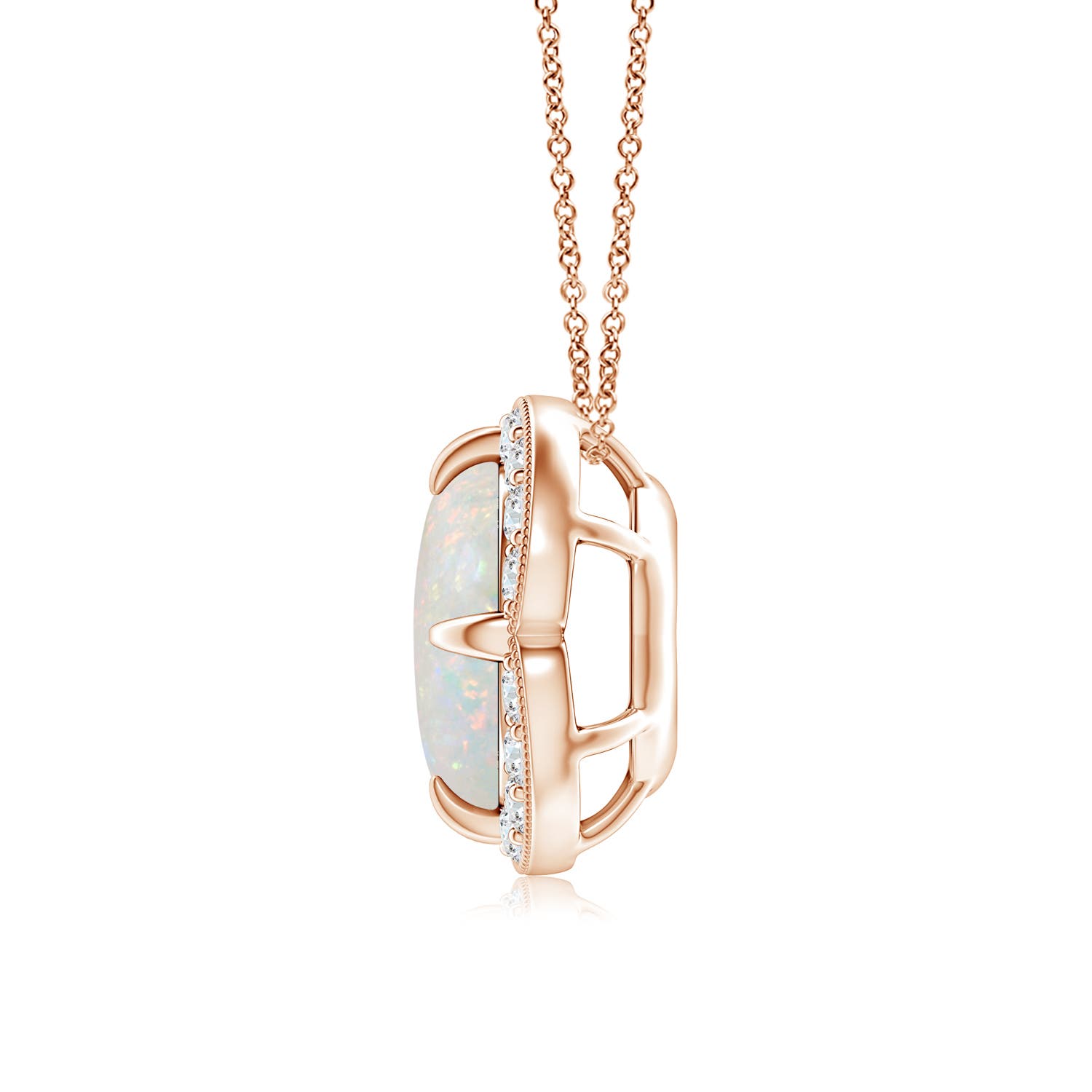 AA - Opal / 1.31 CT / 14 KT Rose Gold