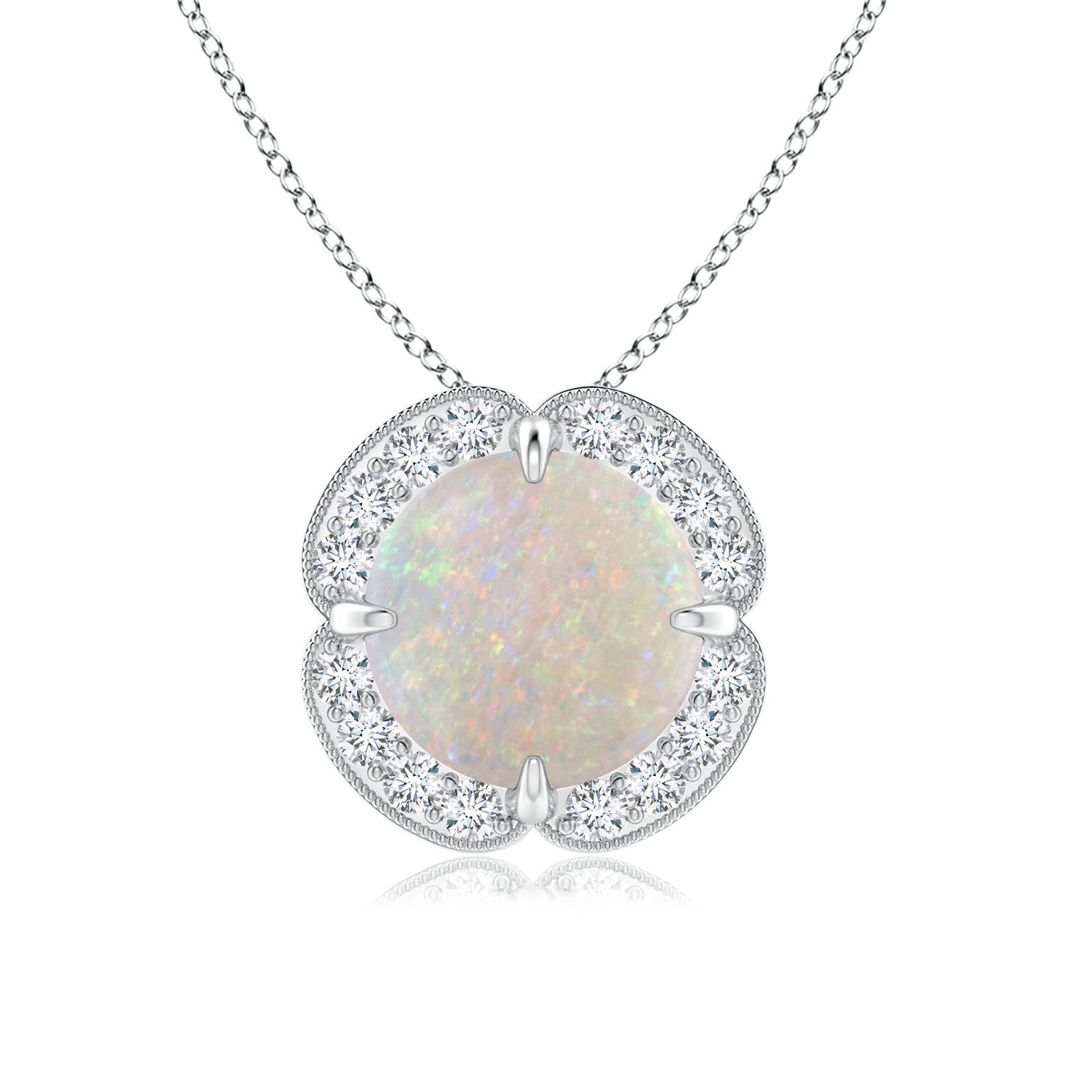 AA - Opal / 1.31 CT / 14 KT White Gold