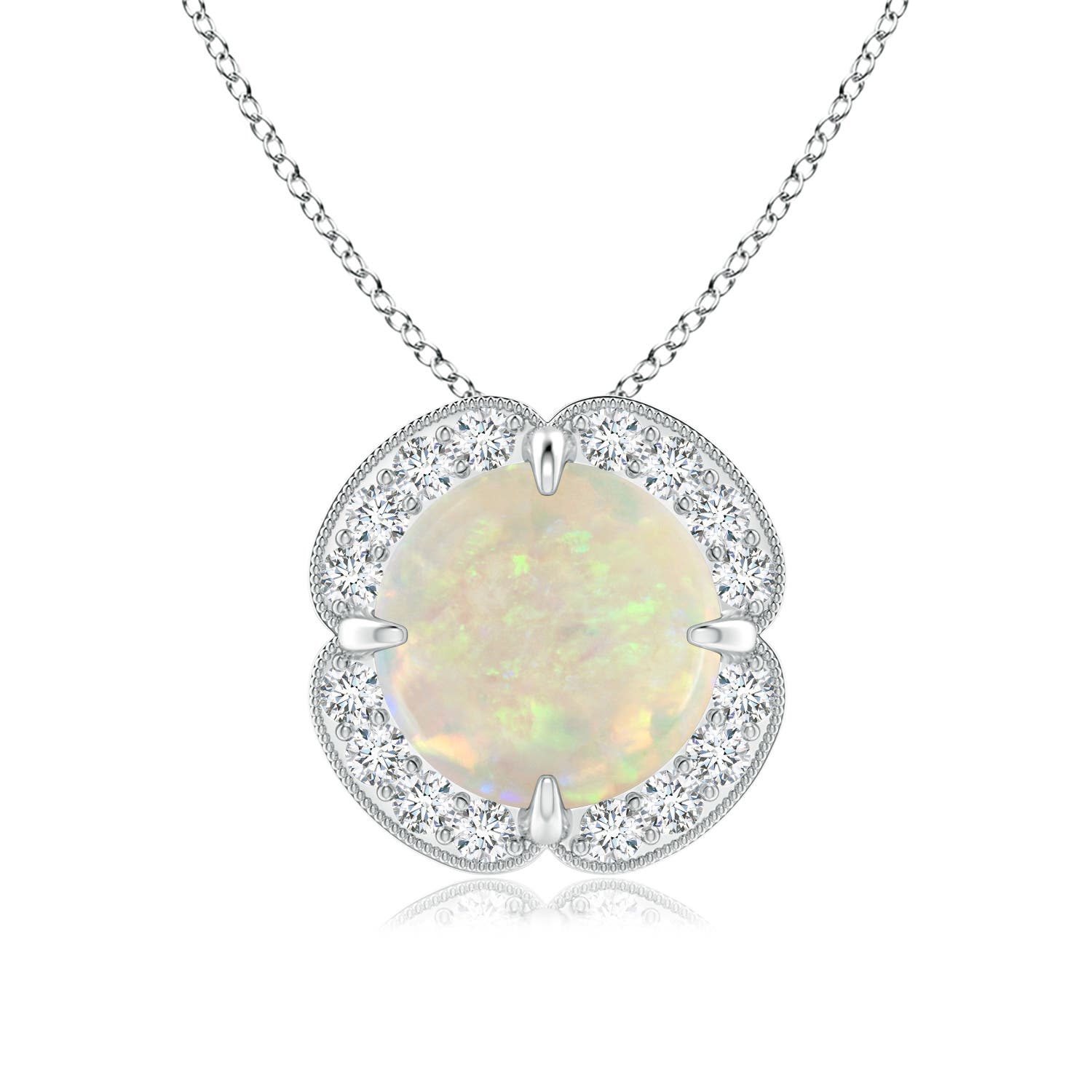 AAA - Opal / 1.31 CT / 14 KT White Gold