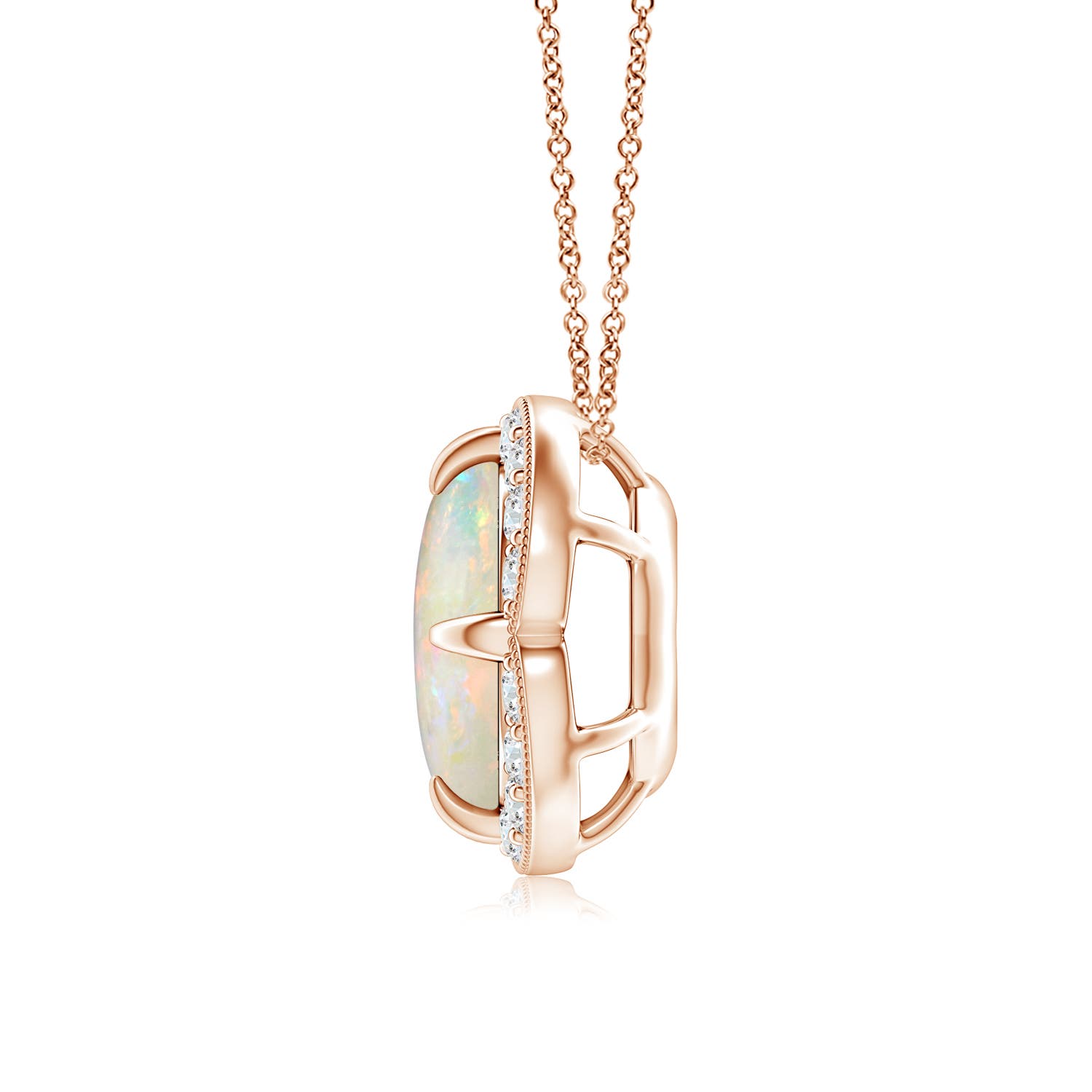 AAAA - Opal / 1.31 CT / 14 KT Rose Gold