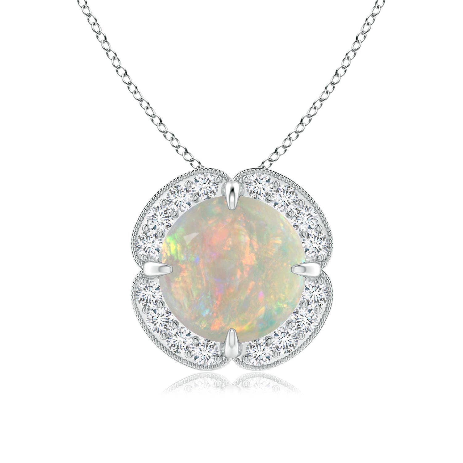 AAAA - Opal / 1.31 CT / 14 KT White Gold