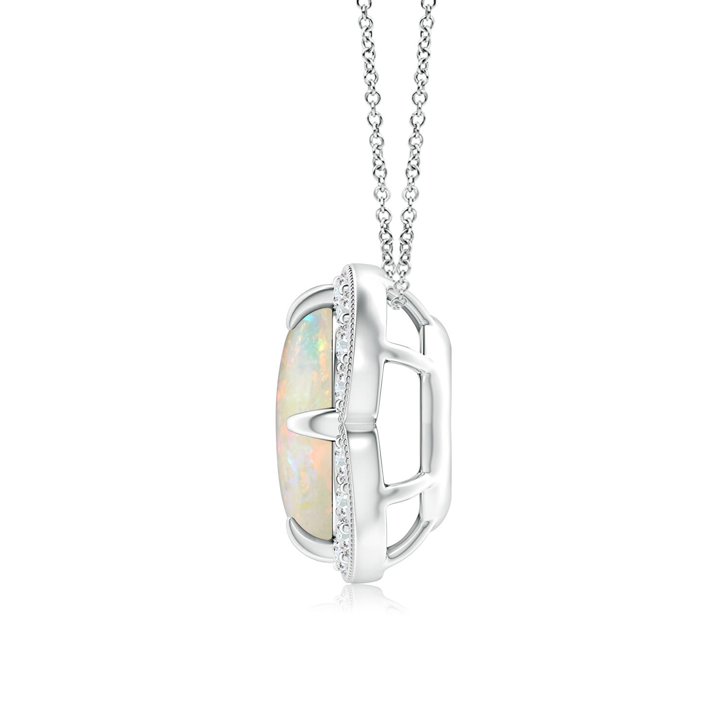 AAAA - Opal / 1.31 CT / 14 KT White Gold