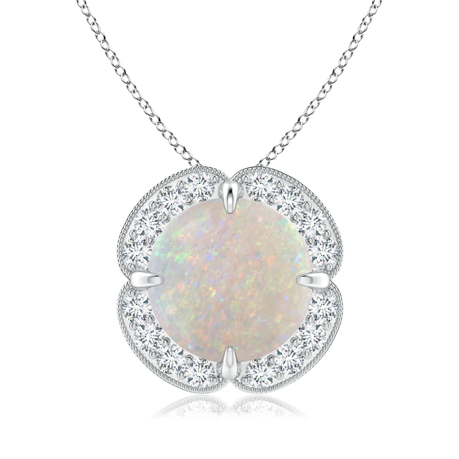 AA - Opal / 1.69 CT / 14 KT White Gold