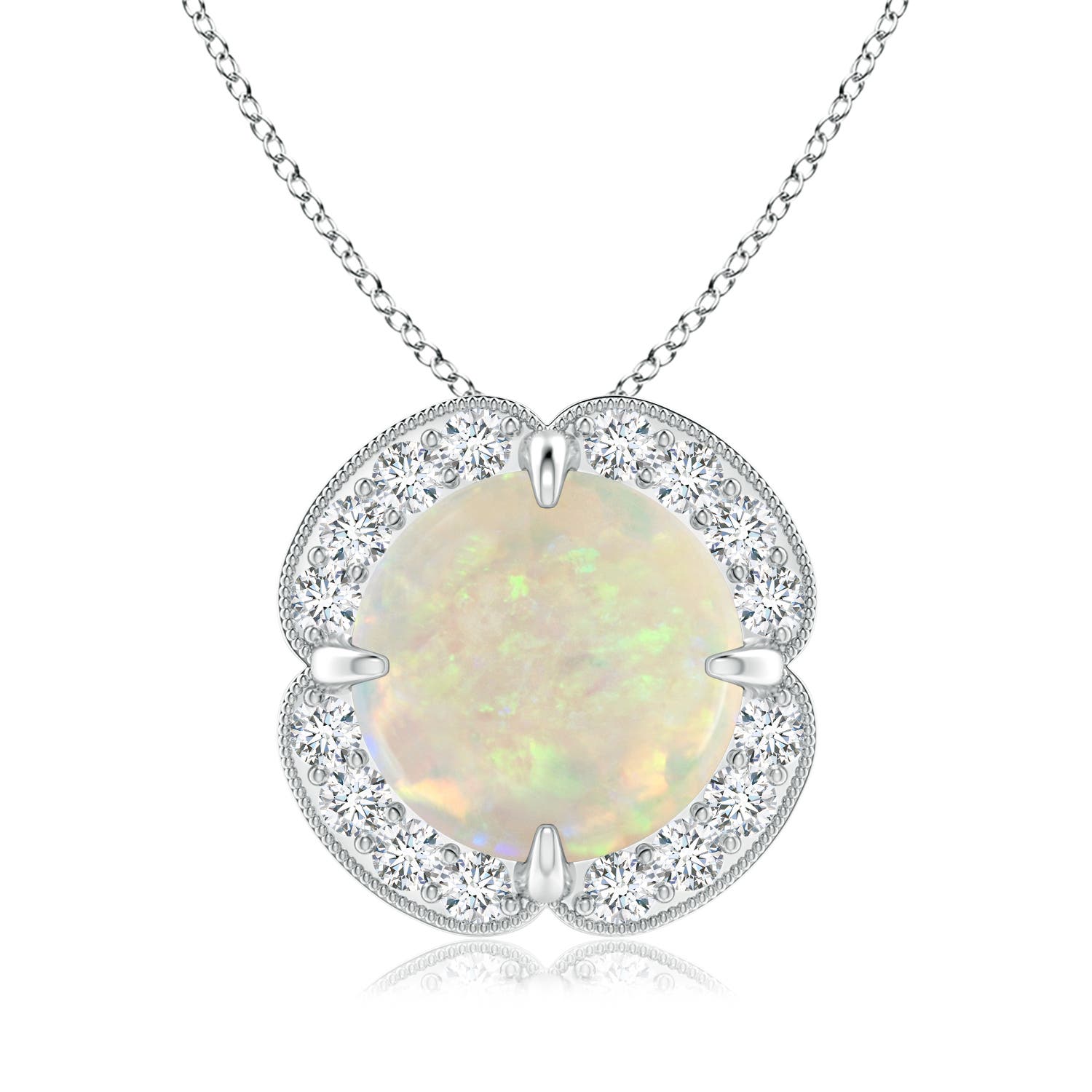 AAA - Opal / 1.69 CT / 14 KT White Gold