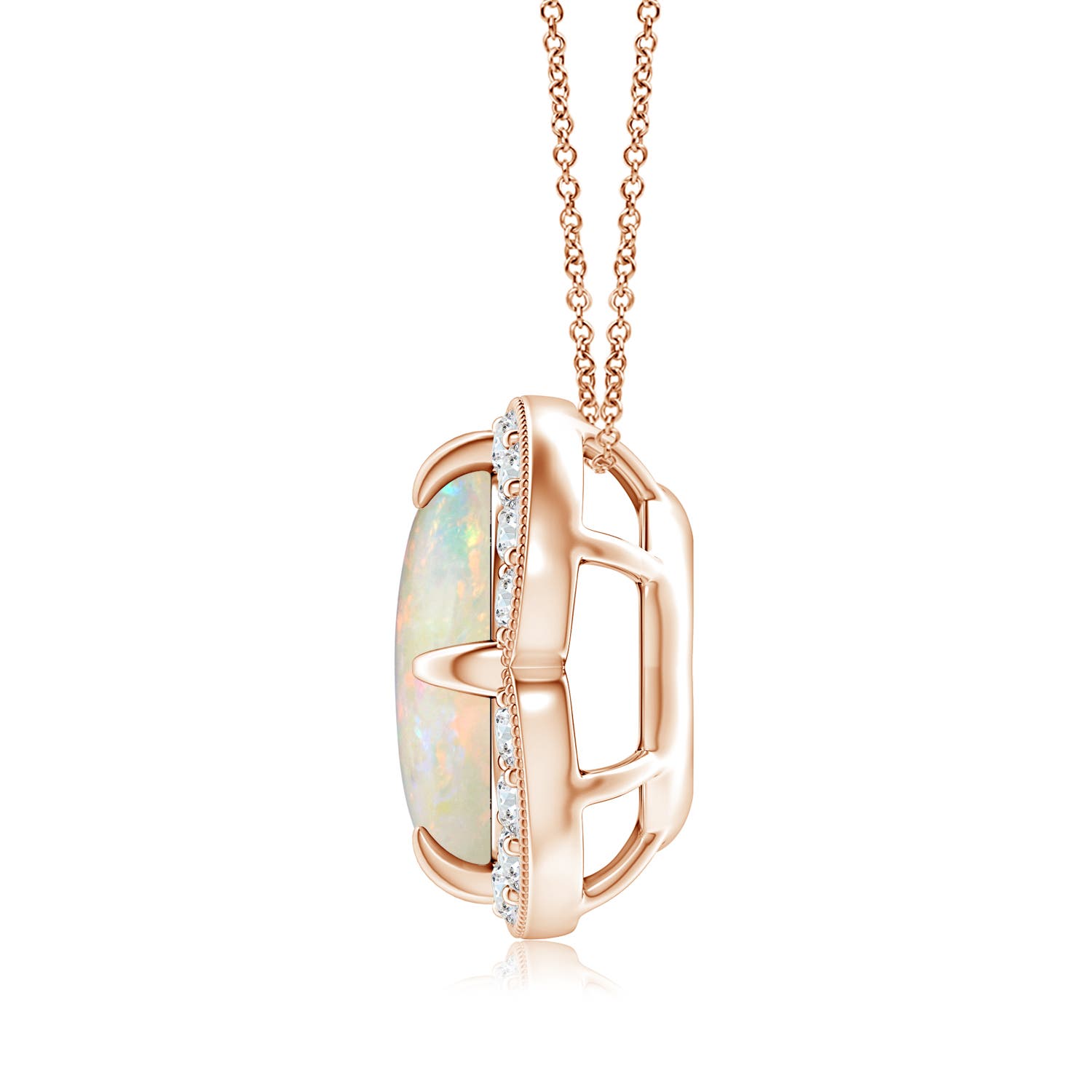 AAAA - Opal / 1.69 CT / 14 KT Rose Gold