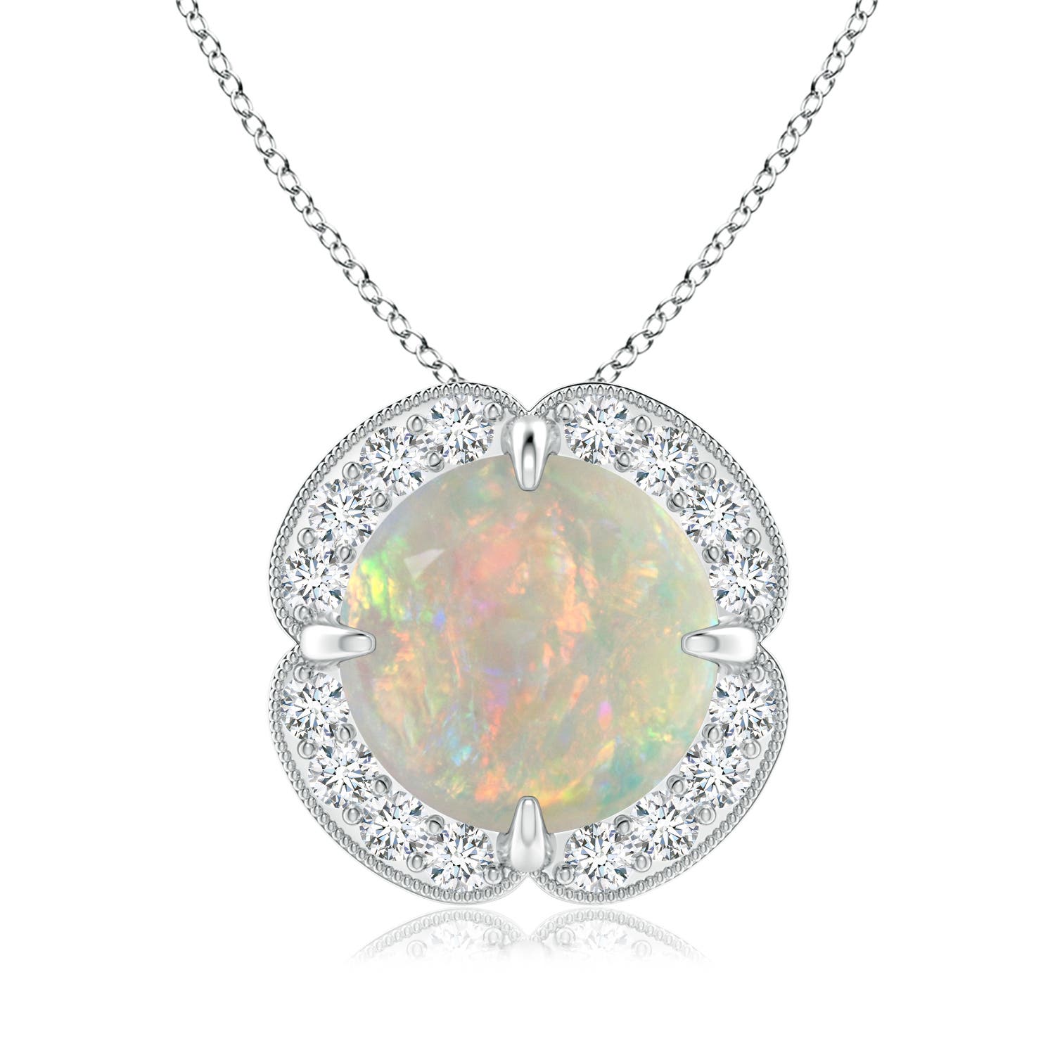 AAAA - Opal / 1.69 CT / 14 KT White Gold