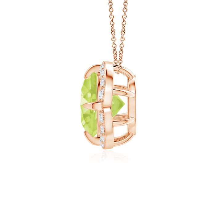 A - Peridot / 1.53 CT / 14 KT Rose Gold