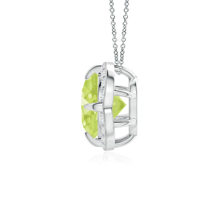 A - Peridot / 1.53 CT / 14 KT White Gold