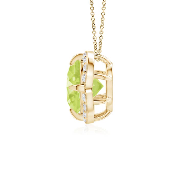 A - Peridot / 1.53 CT / 14 KT Yellow Gold