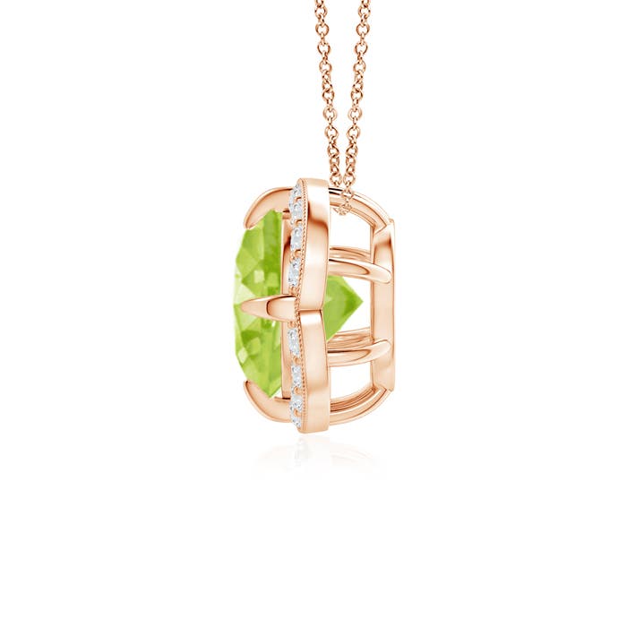 AA - Peridot / 1.53 CT / 14 KT Rose Gold