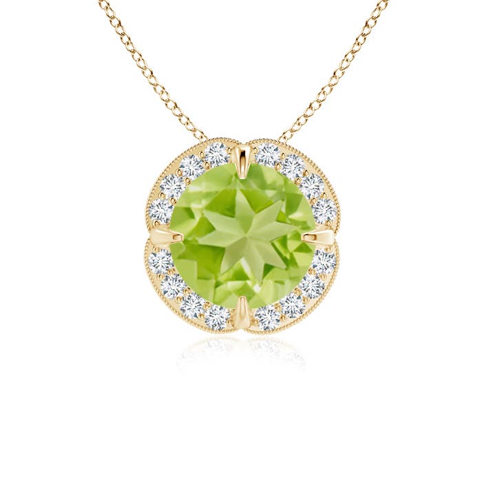 AA - Peridot / 1.53 CT / 14 KT Yellow Gold