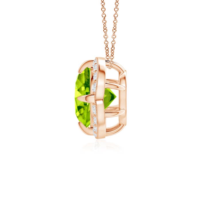 AAA - Peridot / 1.53 CT / 14 KT Rose Gold