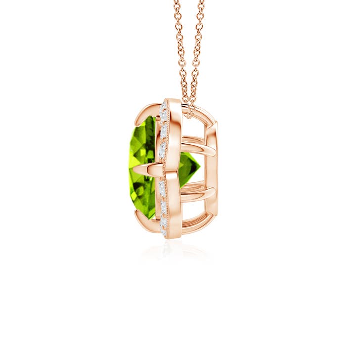 AAAA - Peridot / 1.53 CT / 14 KT Rose Gold