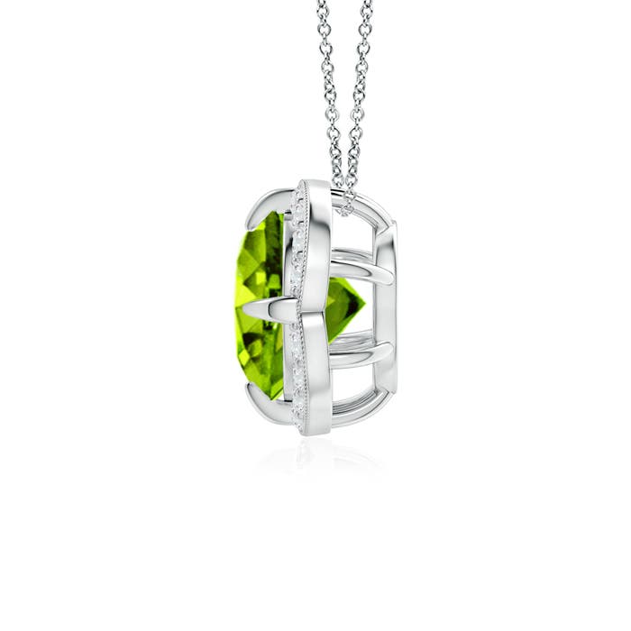 AAAA - Peridot / 1.53 CT / 14 KT White Gold